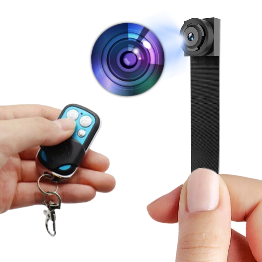 Mini Špionážní Kamera Skrytá Bezdrátová Tlačítková S Pohybovým Senzorem Dvr