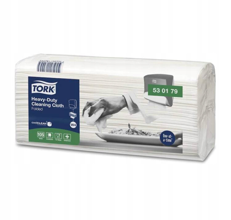 Tork 530179 (predtým 530178) – biely netkaný čistiaci prostriedok, silný, savý