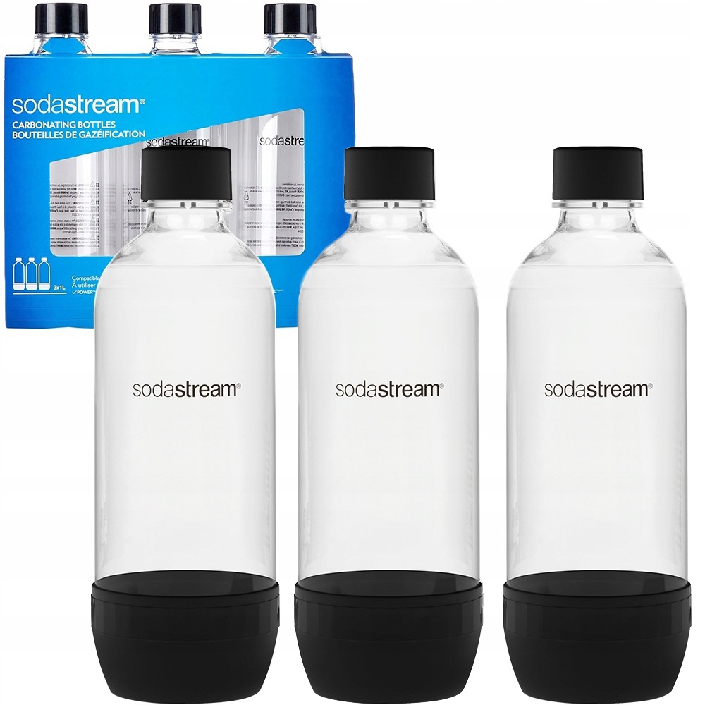 3 X Lahve Sodastream 1 L Standard Pro Saturátor, Sada