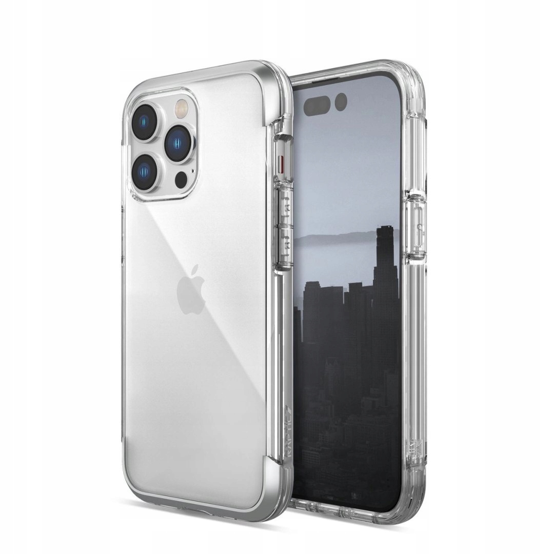 Raptic X-Doria Air Case etui do iPhone 14 Pro pancerny pokrowiec srebrny