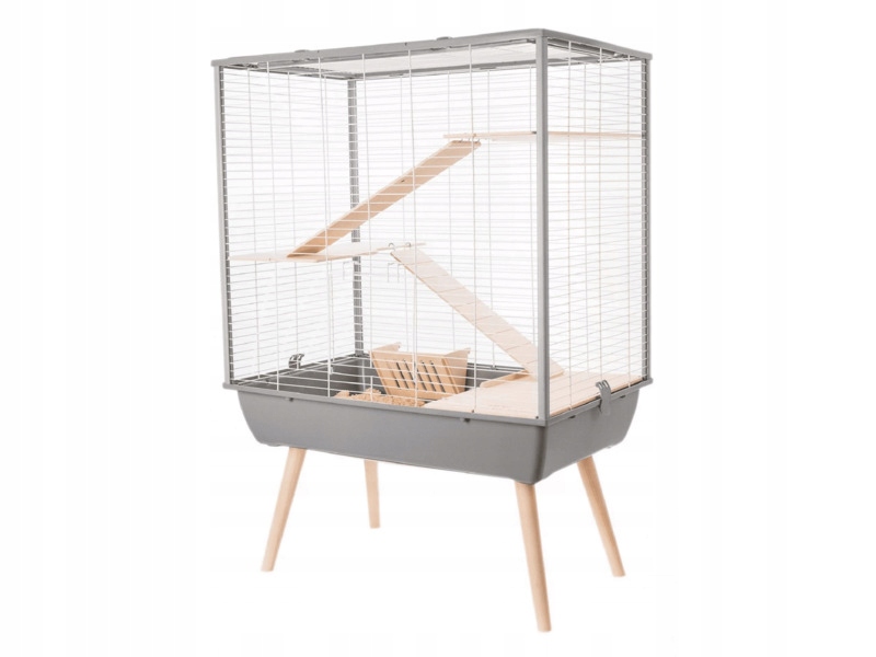 Zolux Klatka Neo Cosy duże gryzonie H80 kol. szary