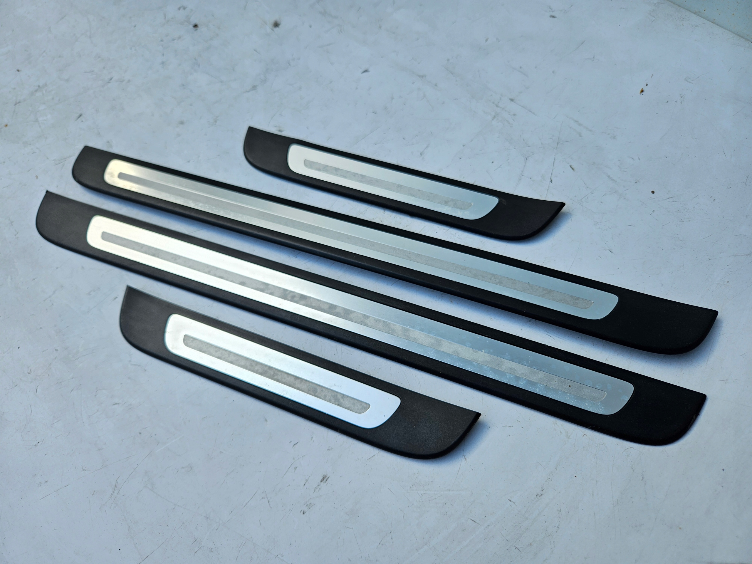 mouldings caps for thresholds threshold CHROM AUDI A6 C7 4G