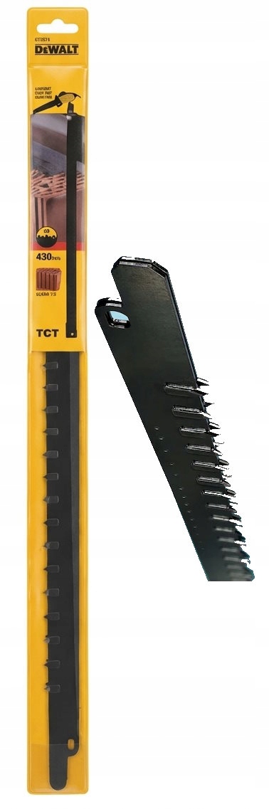 Pilový List pro porotherm třídy 12 pro Aligator 430 mm černý DeWALT