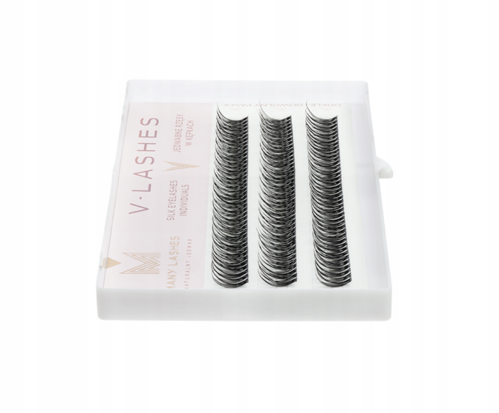 RZĘSY MANY BEAUTY V-LASHES 0,10 C 8MM Typ jedwabne
