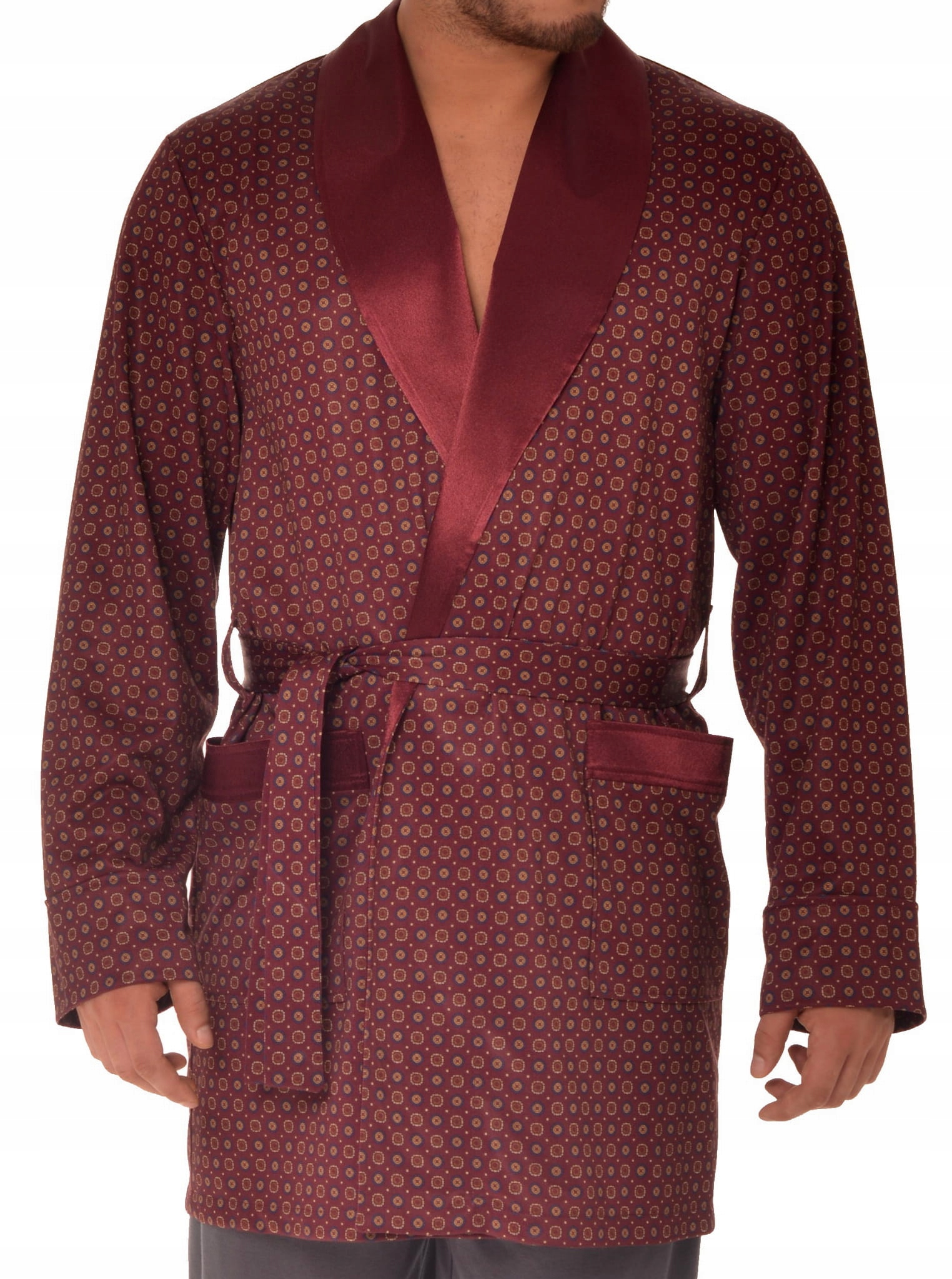 Elegantní tenká pánská bonžurka RE-503 Bordová M