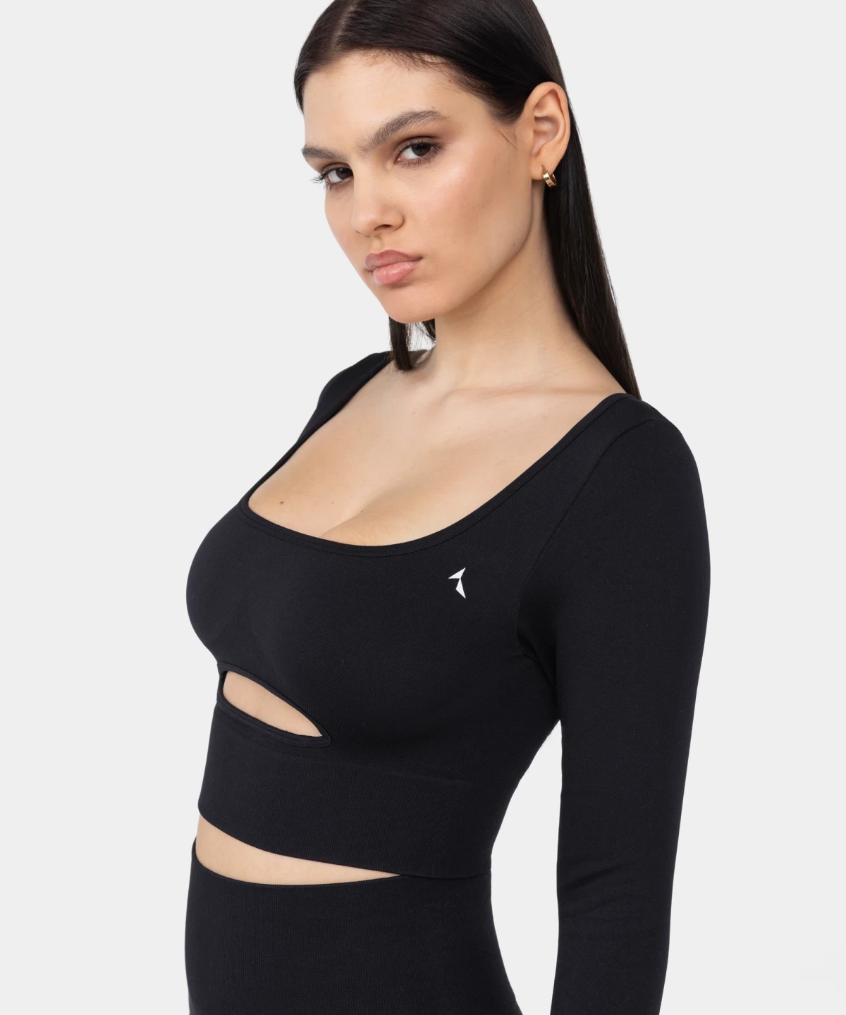 Longsleeve bluzka sportowa bezszwowa Dopamine Buzz Carpatree M czarny