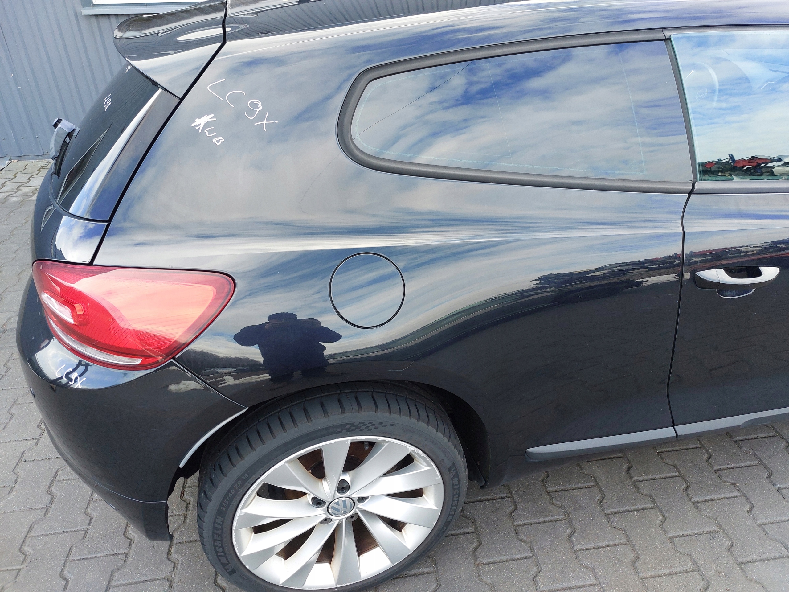 VW SCIROCCO 1K8 08r> quarter right fender right rear part LC9X