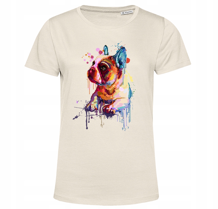 

Koszulka buldog francuski tshirt pies Organic L