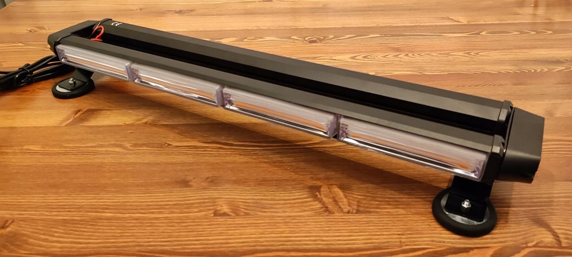 STROBOSKOP POMARAŃCZOWY BELKA KOGUT 6LED LAWETA LAMPA STROBOSKOPWA MAGNES Źródło światła LED