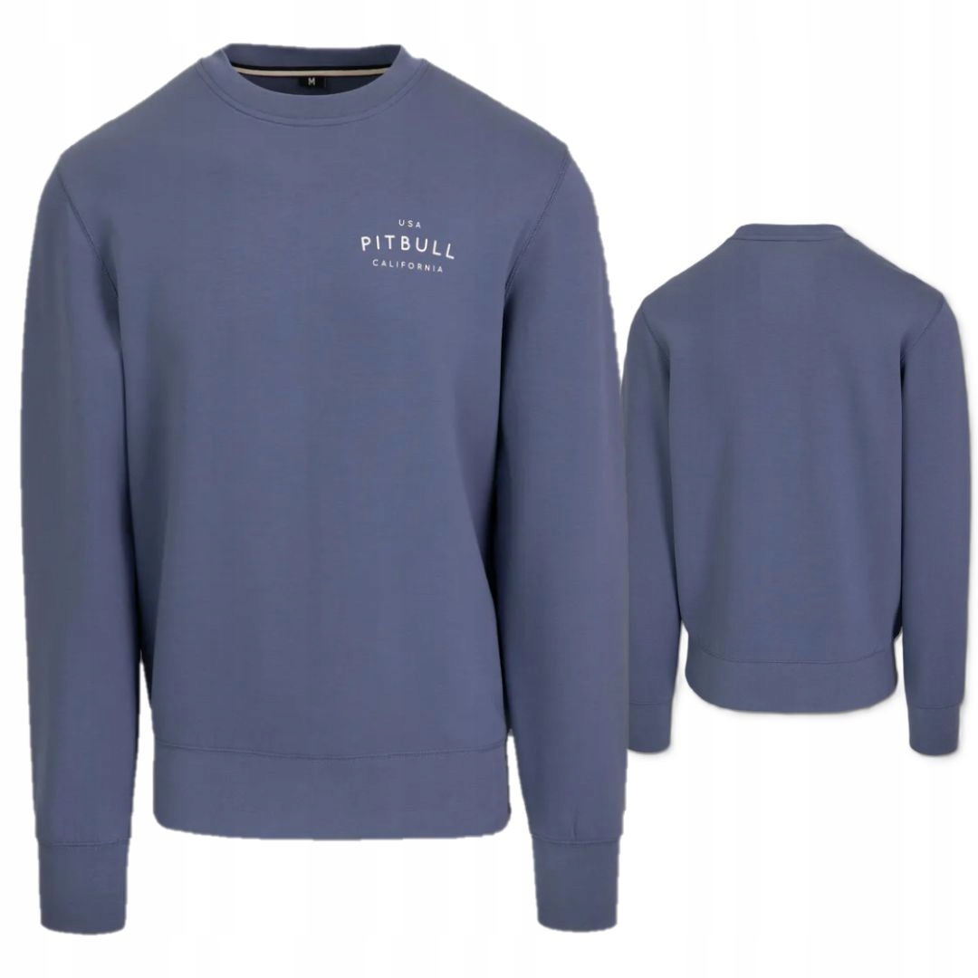 Pitbull West Coast Pánská Mikina Crewneck Sampson Modrá Navy Jeans S