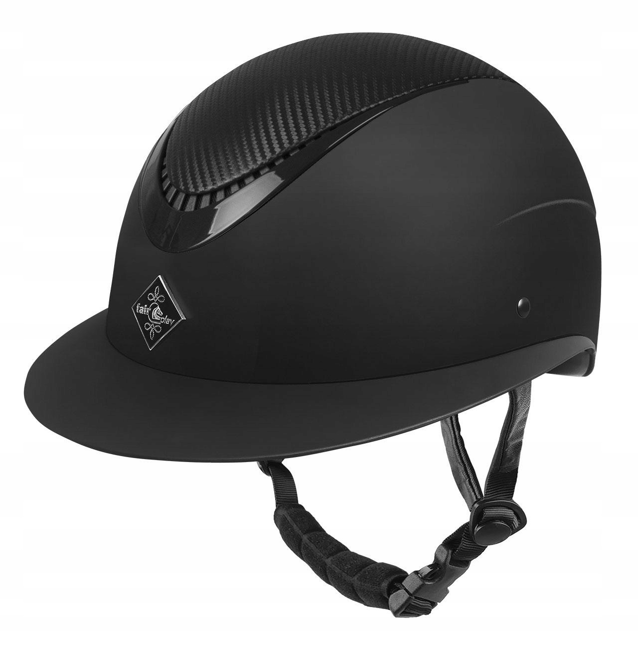 Jezdecká přilba Fair Play Apoleus Carbon W-v, černá, velikost M (55-57 cm)