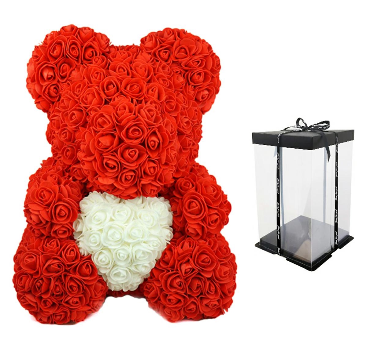 

Miś Z PŁATKóW RóŻ Rose Bear Na Walentynki