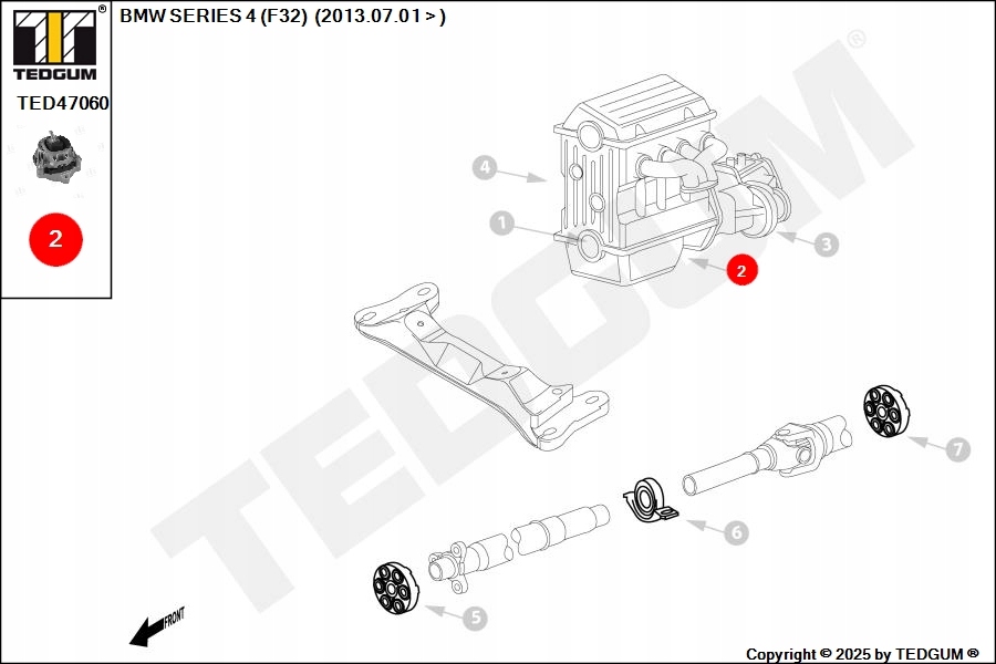 tedgum TED47060 Двигателя