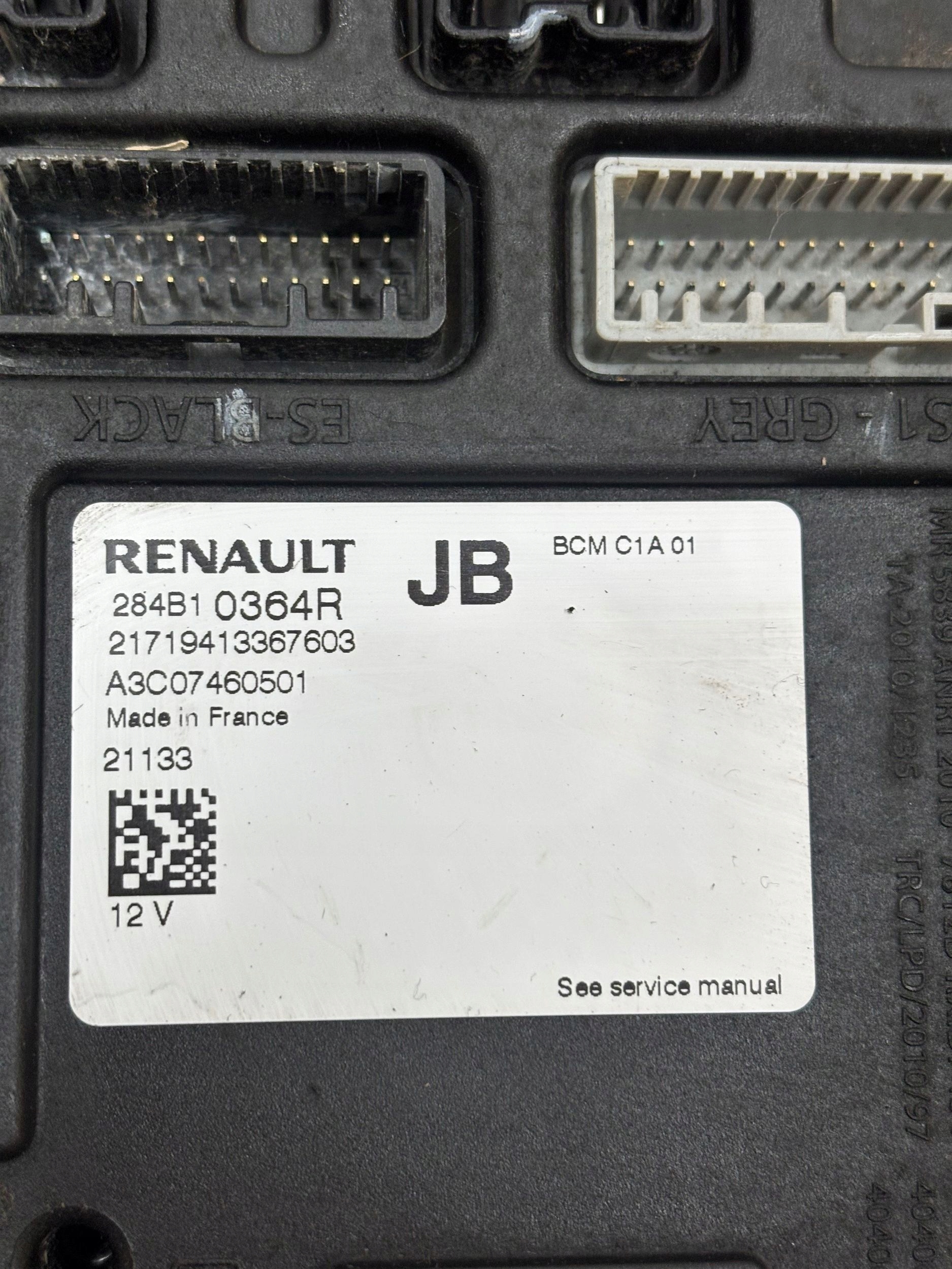 module control unit RENAULT CLIO IV 284B10364R