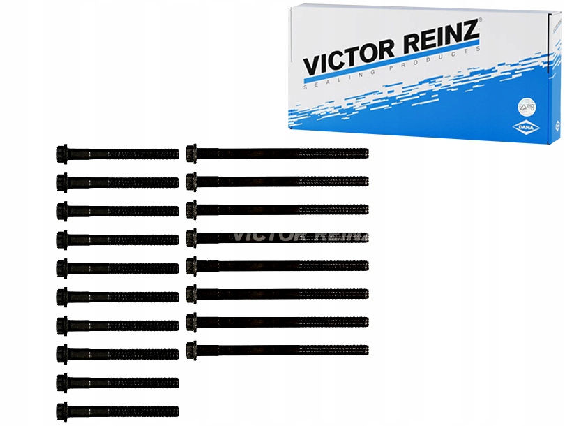 ZESTAW ŚRUB GŁOWICY CYLINDRÓW TOYOTA AVENSIS AVENSIS VERSO COROLLA