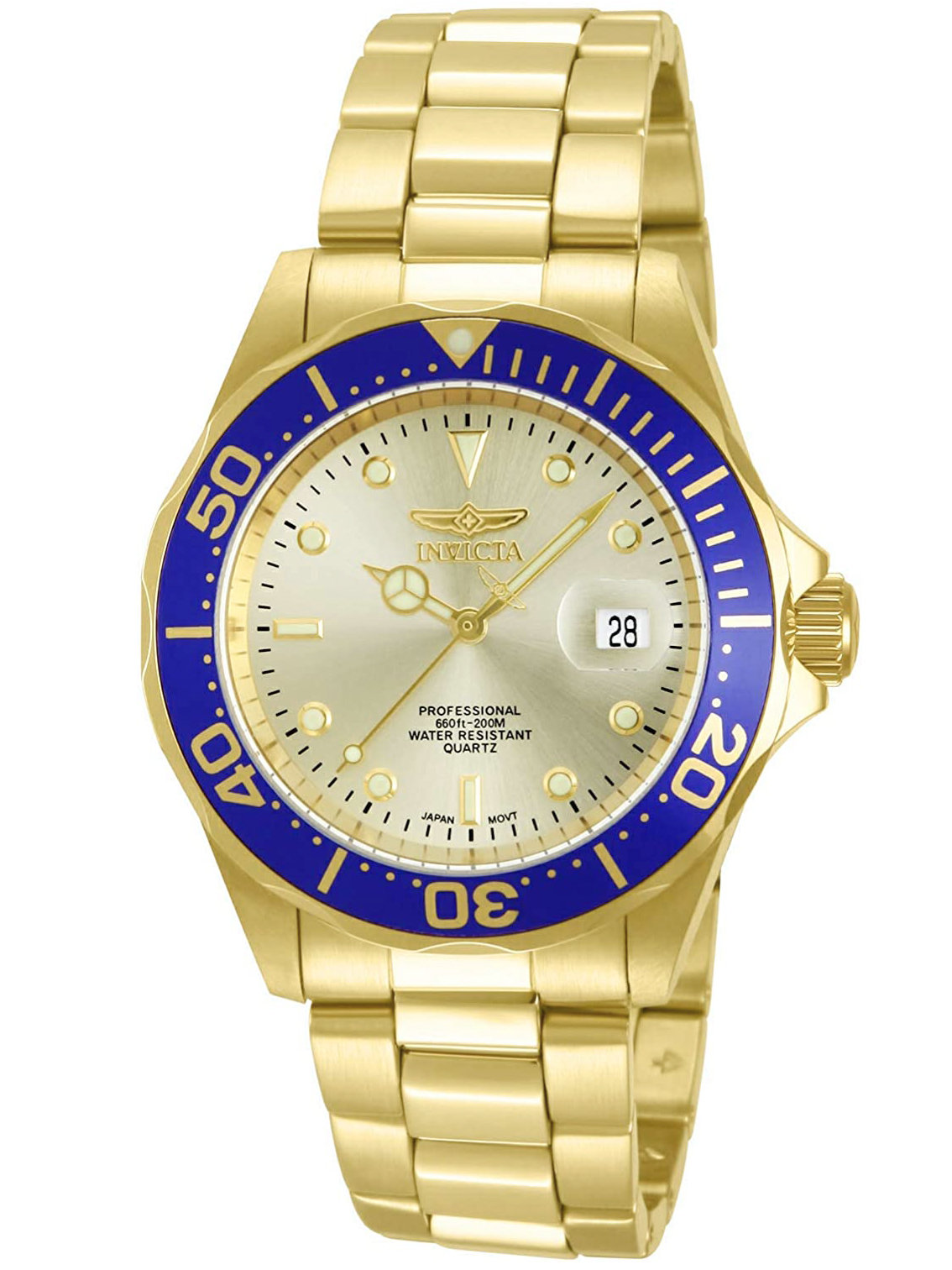 Pánské Hodinky Invicta Pro Diver 14124 WR200, obálka 40 mm Gravírování