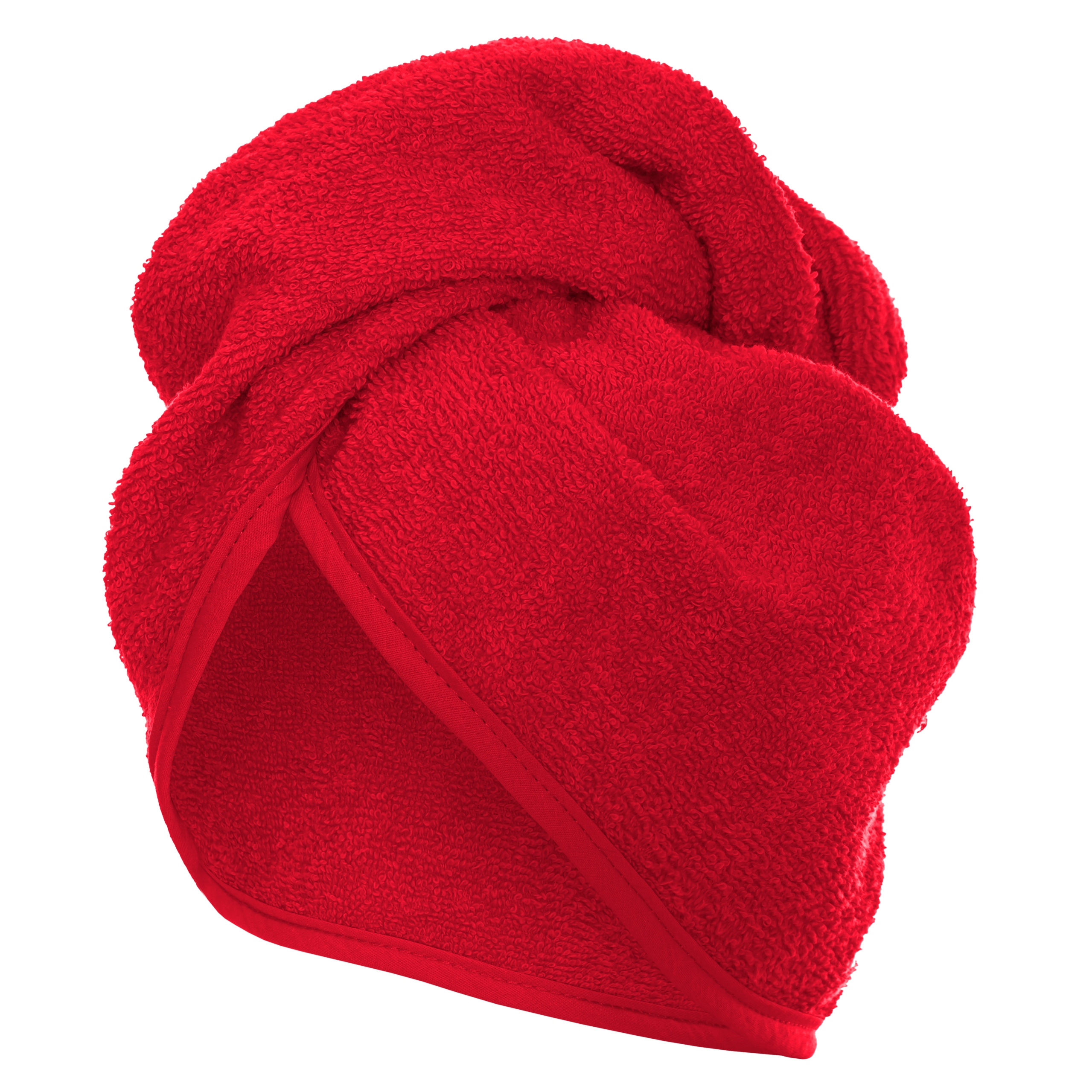 

Frotte Ręcznik Do Włosów Turban Na Głowę Czerwony