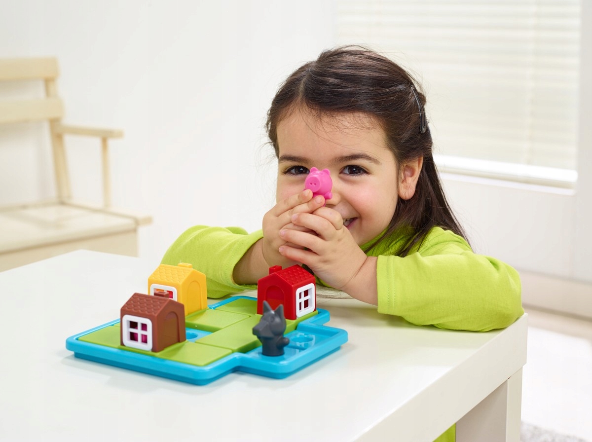 Smart Games Trzy Małe Świnki PL | Gra edukacyjna Kod producenta 396595