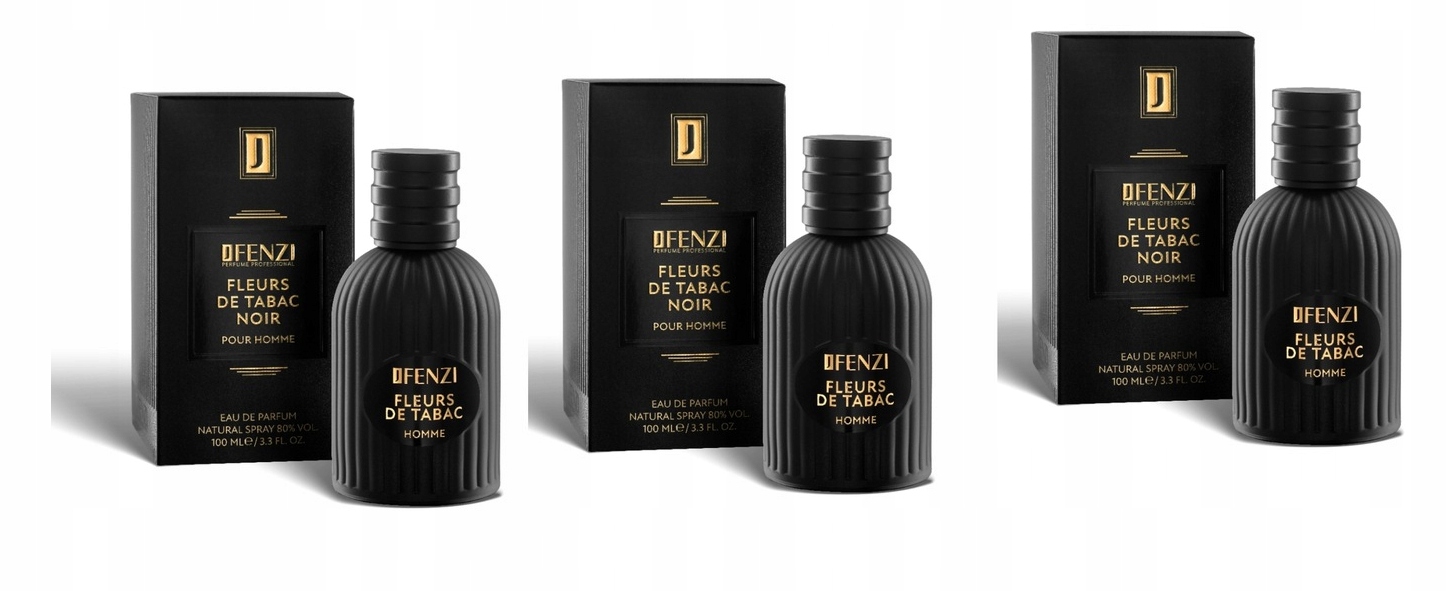 JFenzi Fleurs De Tabac Noir 3x100ml Edp