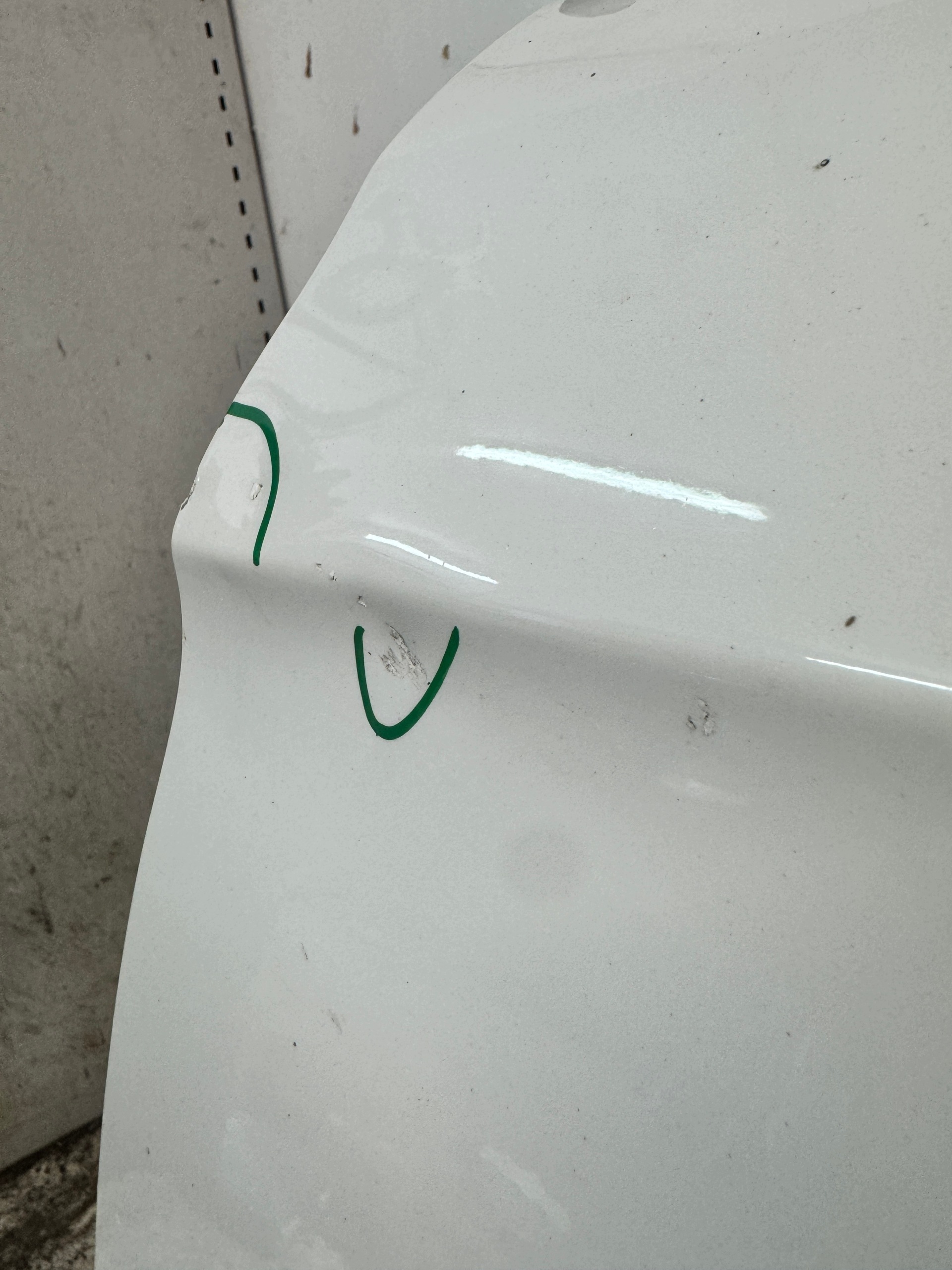 OPEL CORSA E door left rear. left rear part BIALE Z40R