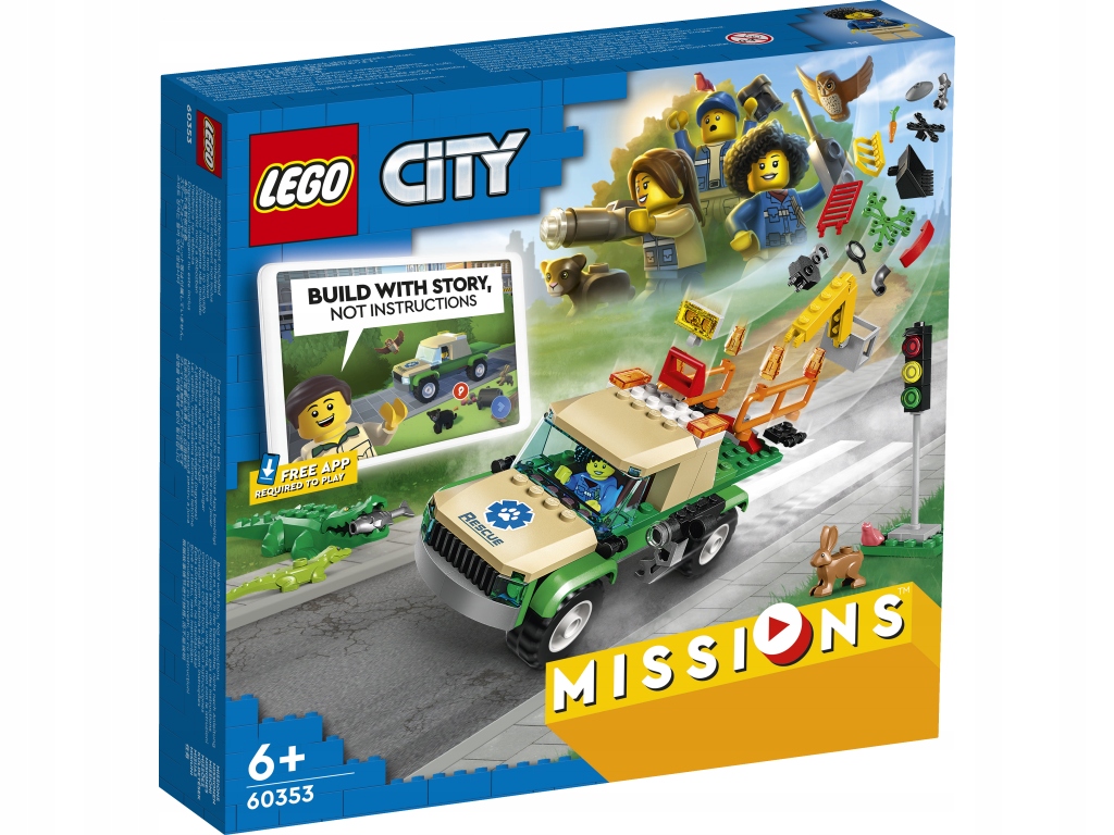 Lego 60353 City Mise na záchranu divokých zvířat
