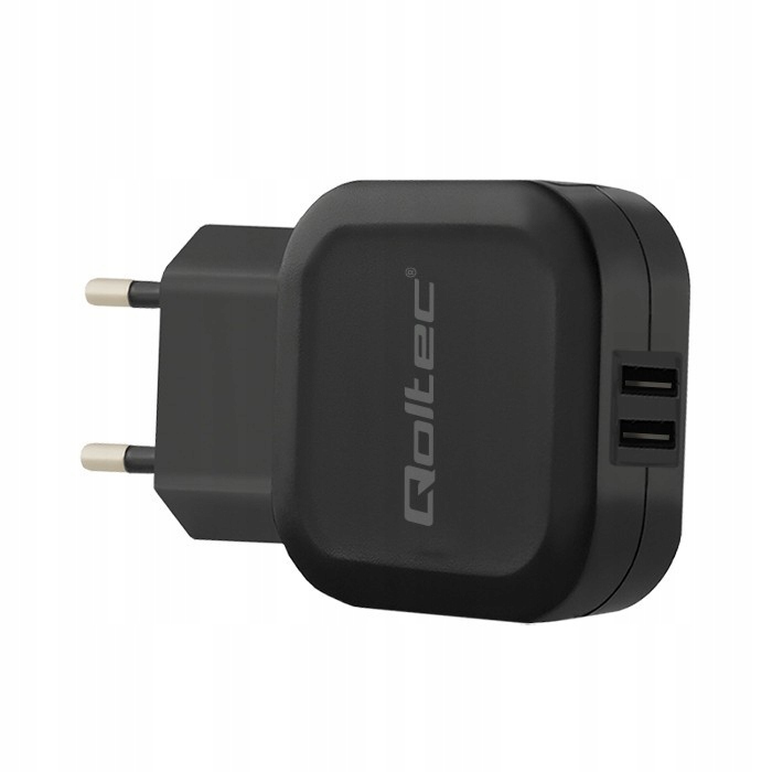 Q Ładowarka sieciowa 12W 2,4A z 2x portami Usb 5V