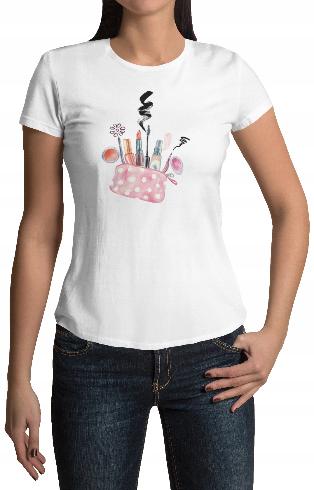 

Koszulka Damska T-shirt XXL Kosmetyki - Wzory!