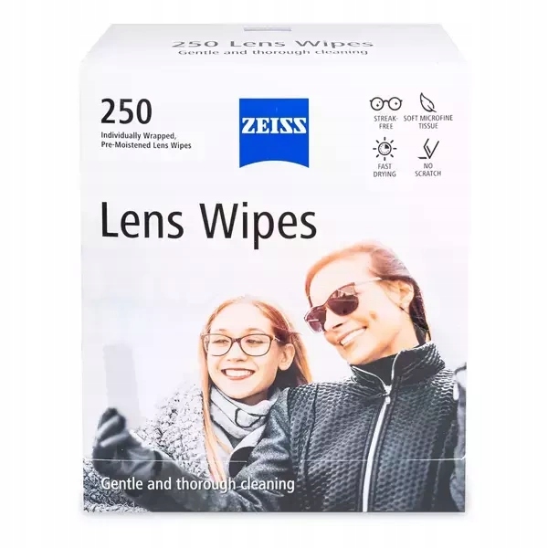 Zeiss 250 Lens Wipes Chusteczki do okularów