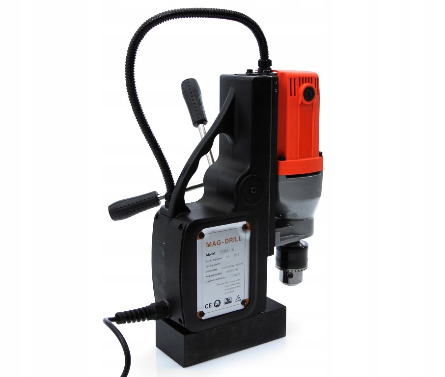 WIERTARKA MAGNETYCZNA STOŁOWA Z MOCOWANIEM MAGNETY Zasilanie 230 V