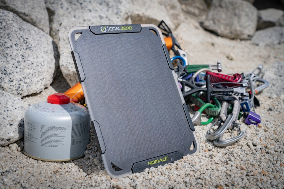 Goal Zero Nomad 5 lekki panel solarny 5W USB-A 6V monokryształ wodoodporny Rodzaj ładowarka solarna
