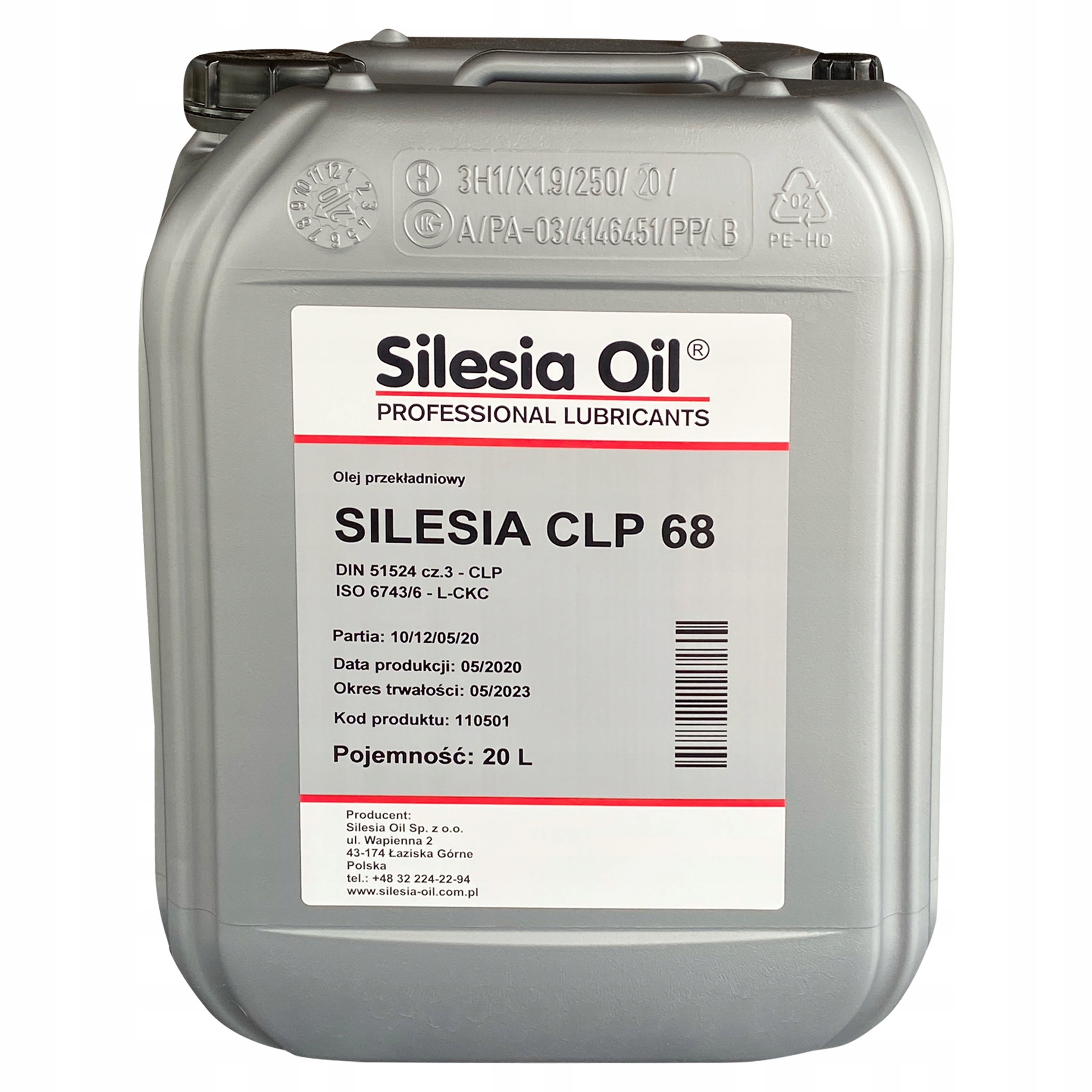 

Olej Przekładniowy Transol Silesia Clp 68 20 L