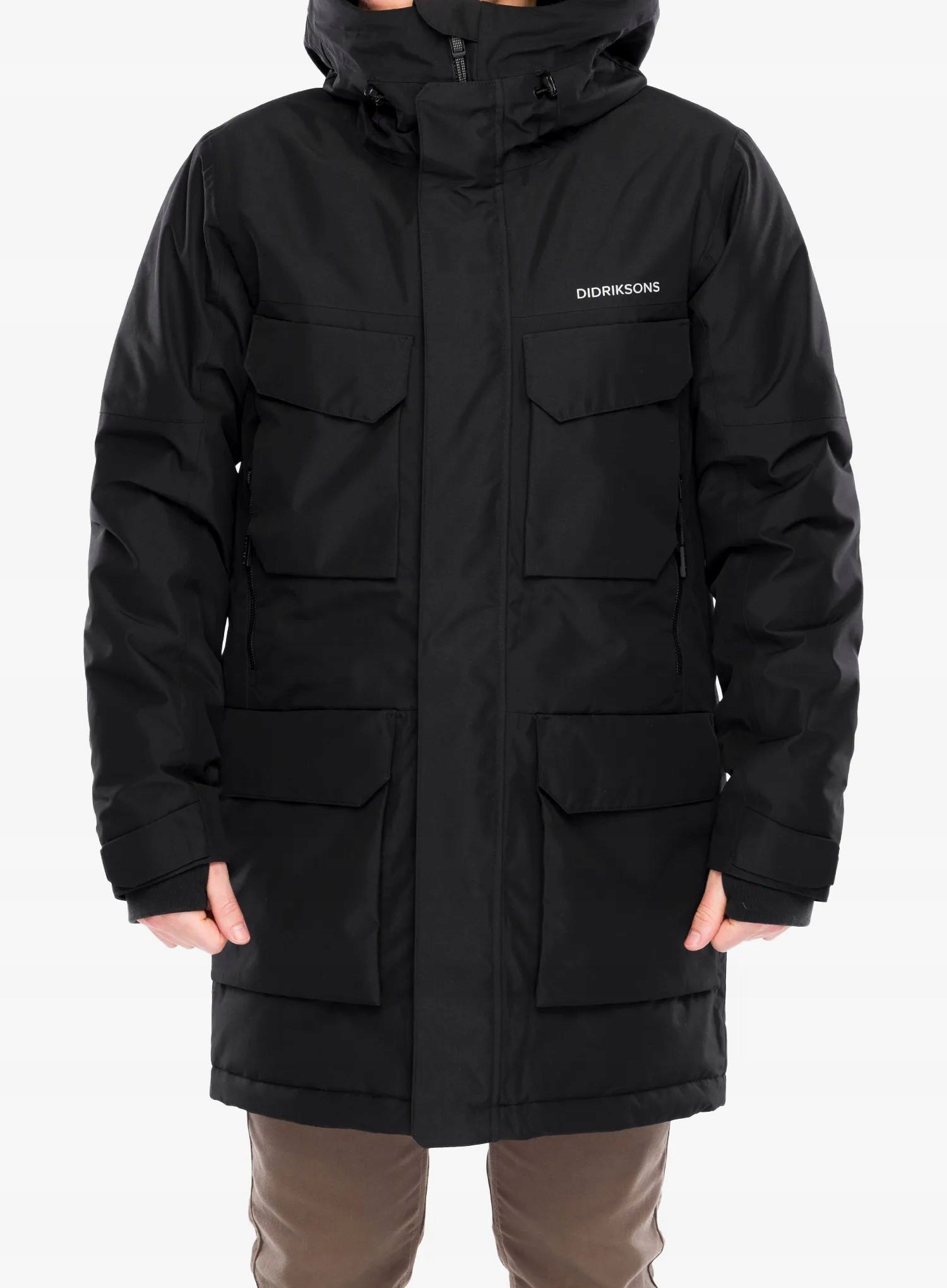 Kurtka ocieplana Didriksons Drew Parka 8 black S
