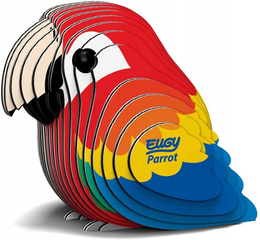 

Eugy Eko Układanka Puzzle 3D Papuga