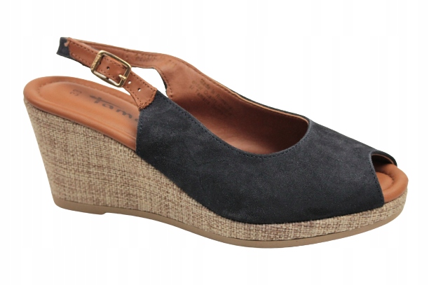 Sandály Tamaris 1-28375-20 38 Navy/Cuoio