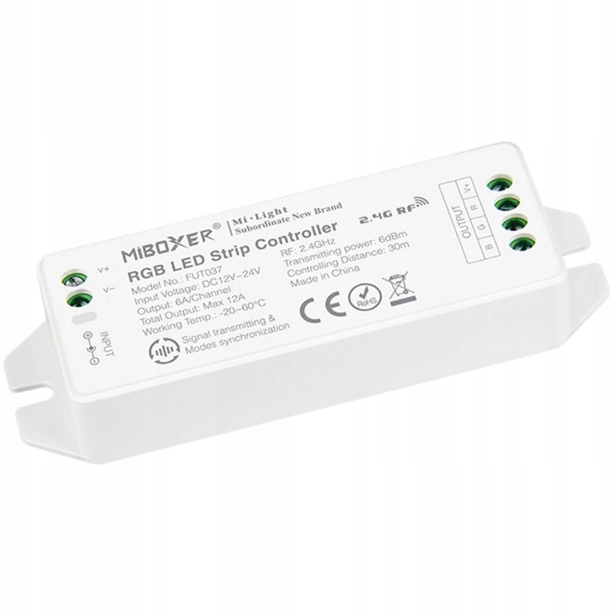 Ovladač pro RGB LED pásky Mi-Light Wi-Fi FUT037M za 222 Kč od Szebnie -  Allegro - (9164680635)