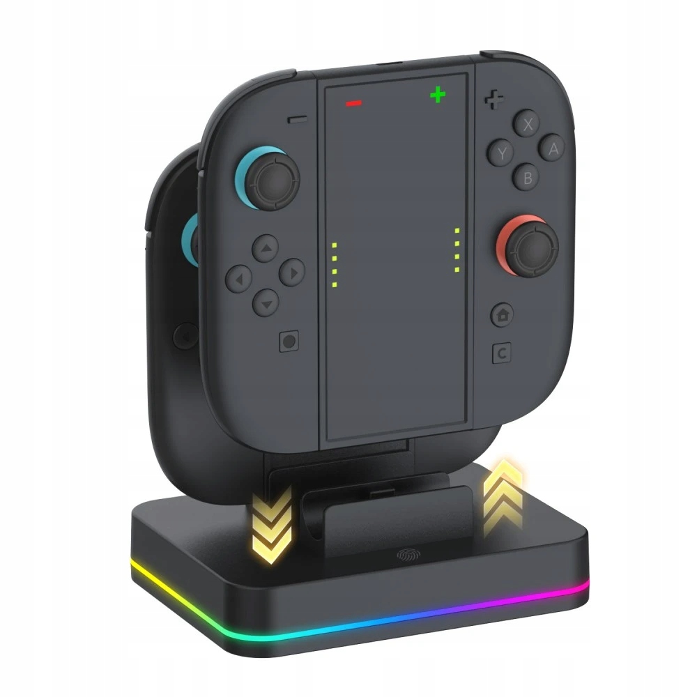 Iris Podstawka ładująca 2 gripy ładujące na 4 joy-con'y do Switch 2