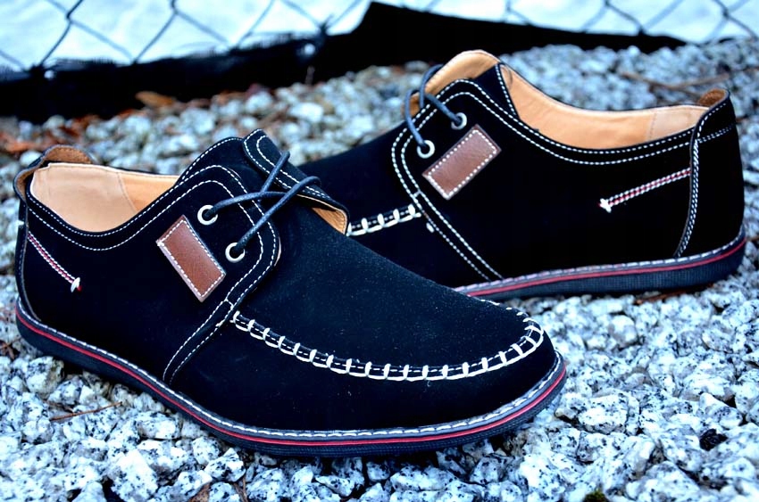 ORGINALNE BUTY MOKASYNY PÓŁBUTY SPORTOWE MĘSKIE WIZYTOWE KLASYCZNE CASUAL Rozmiar 43-44