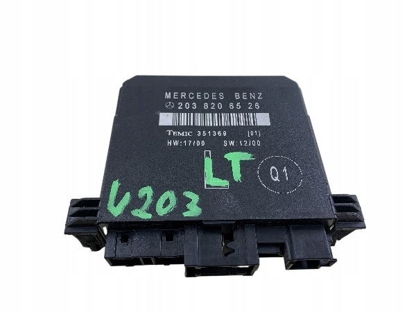 MERCEDES W203 module door left rear part 2038206526