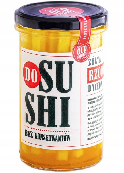 

Rzodkiew marynowana do sushi 500g bez konserwantów