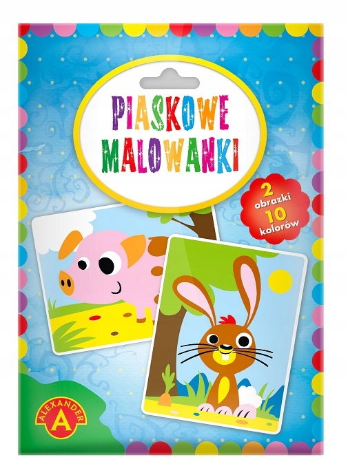 

Piaskowe Malowanki Świnka, Królik 1875