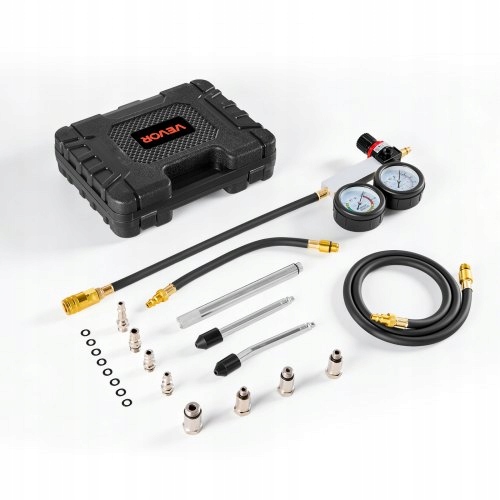 Profesionálny Tester Tlaku V Valcoch Vevor 0-100 Psi So 4 Adaptérmi