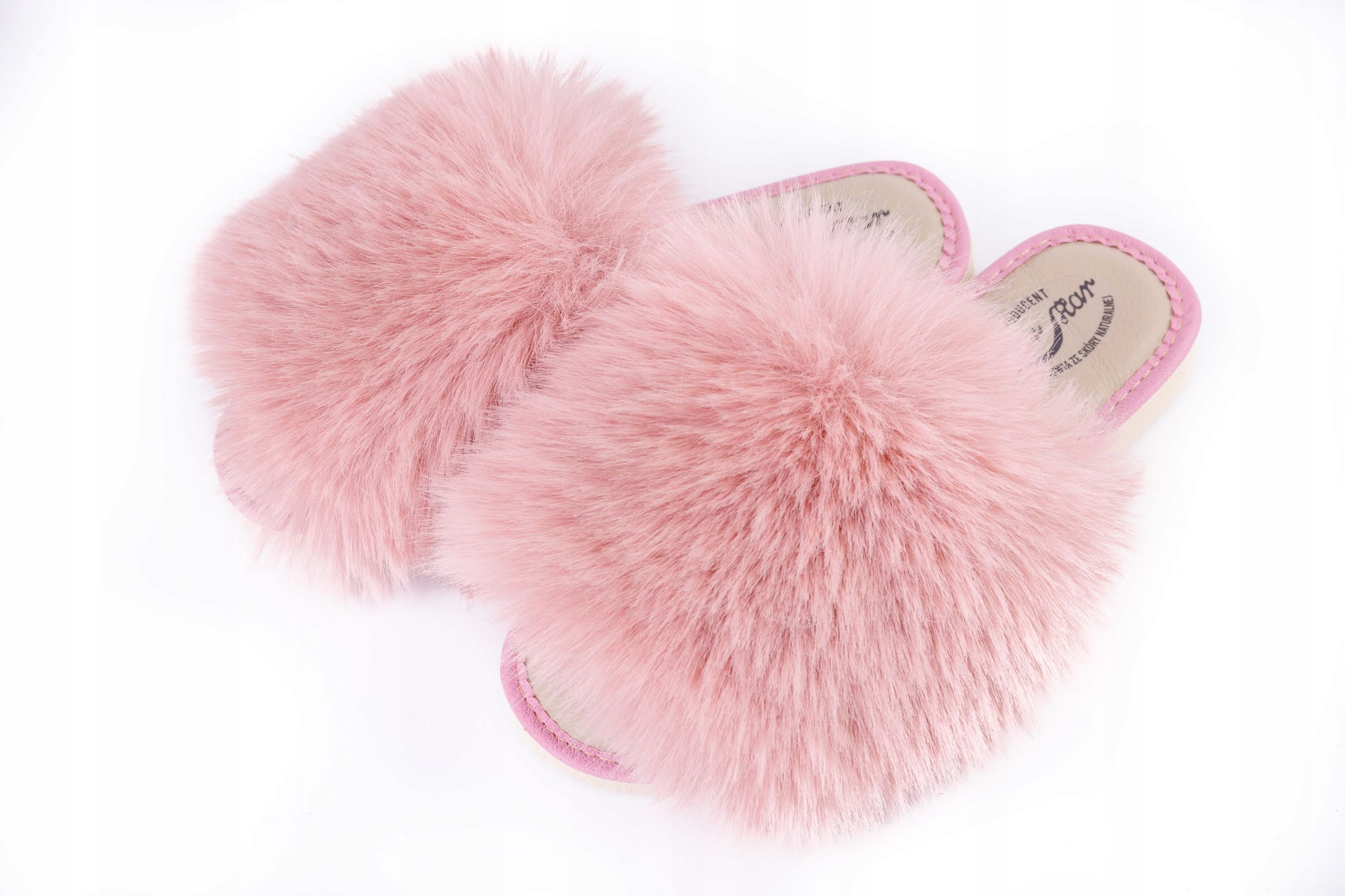 WYGODNE KAPCIE DAMSKIE Z FUTERKIEM FUTRZAKI KLAPKI Model Damskie