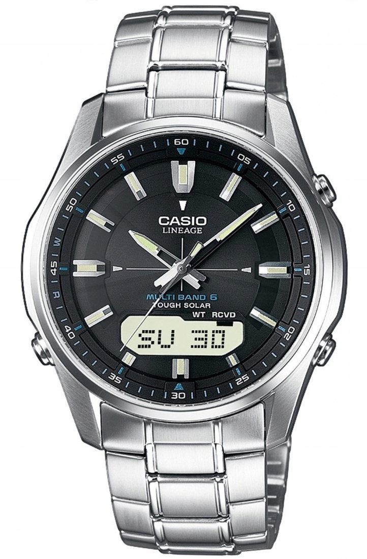Hodinky Casio LCW-M100DSE-1AER Solar Safír Wave