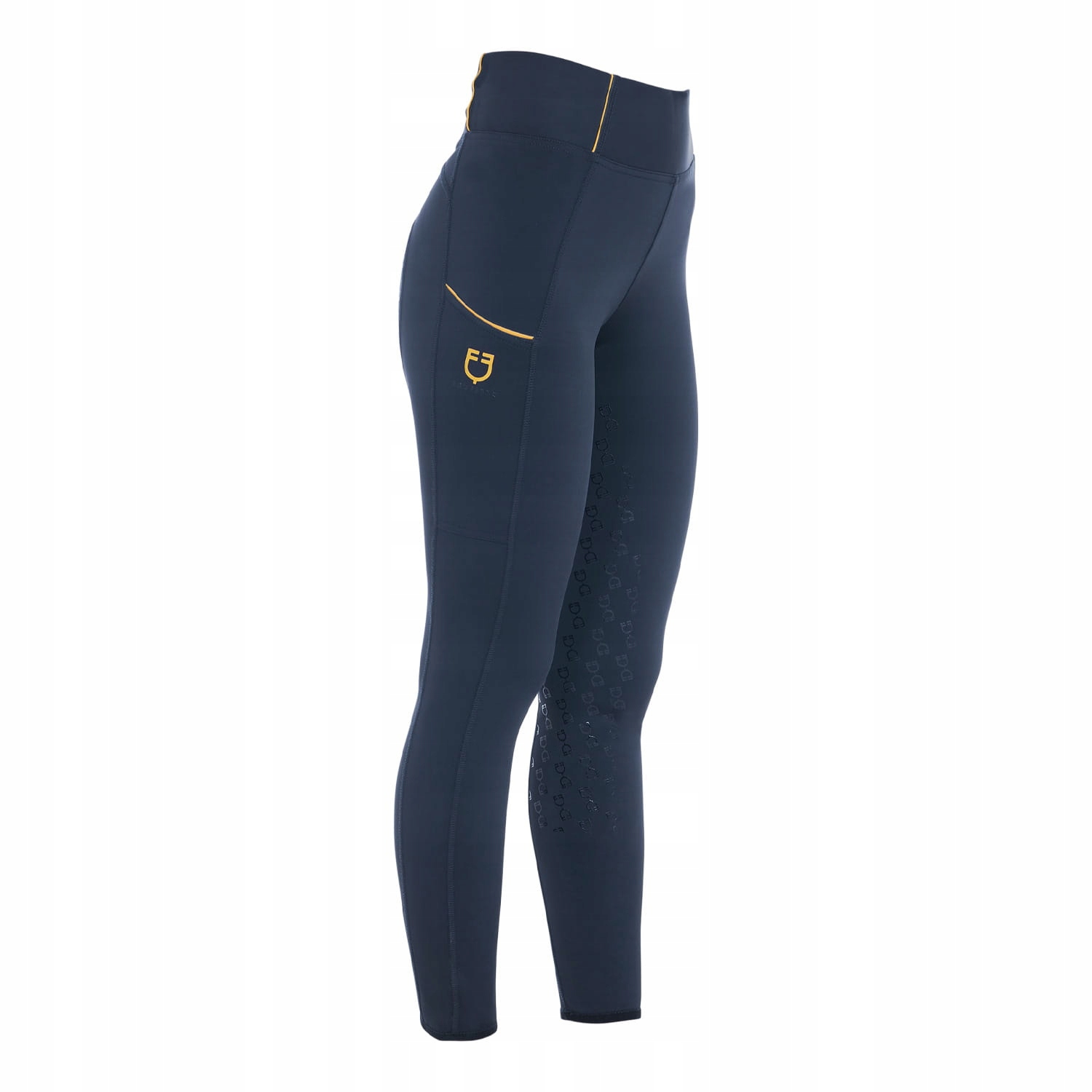 Equestro Legginsy damskie Slim Fit Full Grip Xs