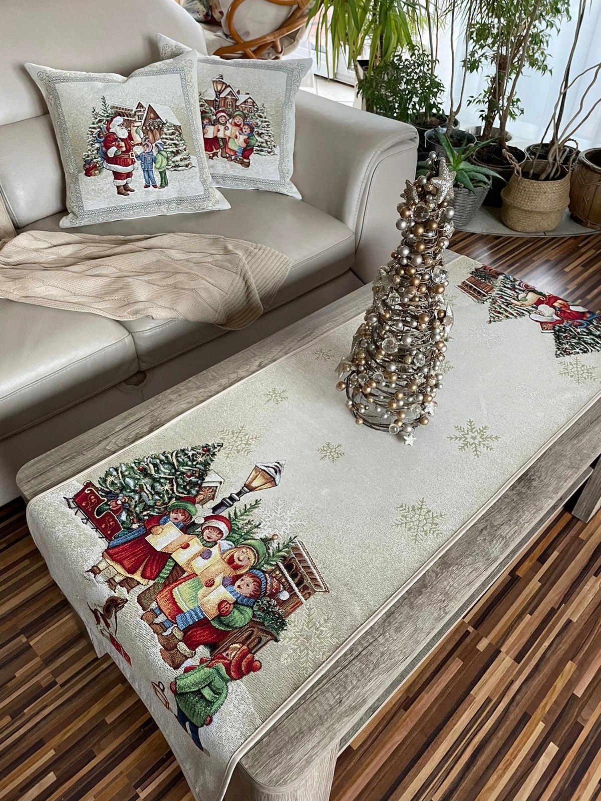 Běhoun se Santa Clausem 45x140 cm V10