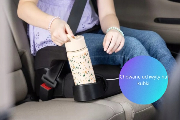 PODSTAWKA SIEDZISKO PODDUPNIK SAMOCHODOWY FOTELIK BOOSTER DELUXE R129 I-SIZ Model Deluxe I-size