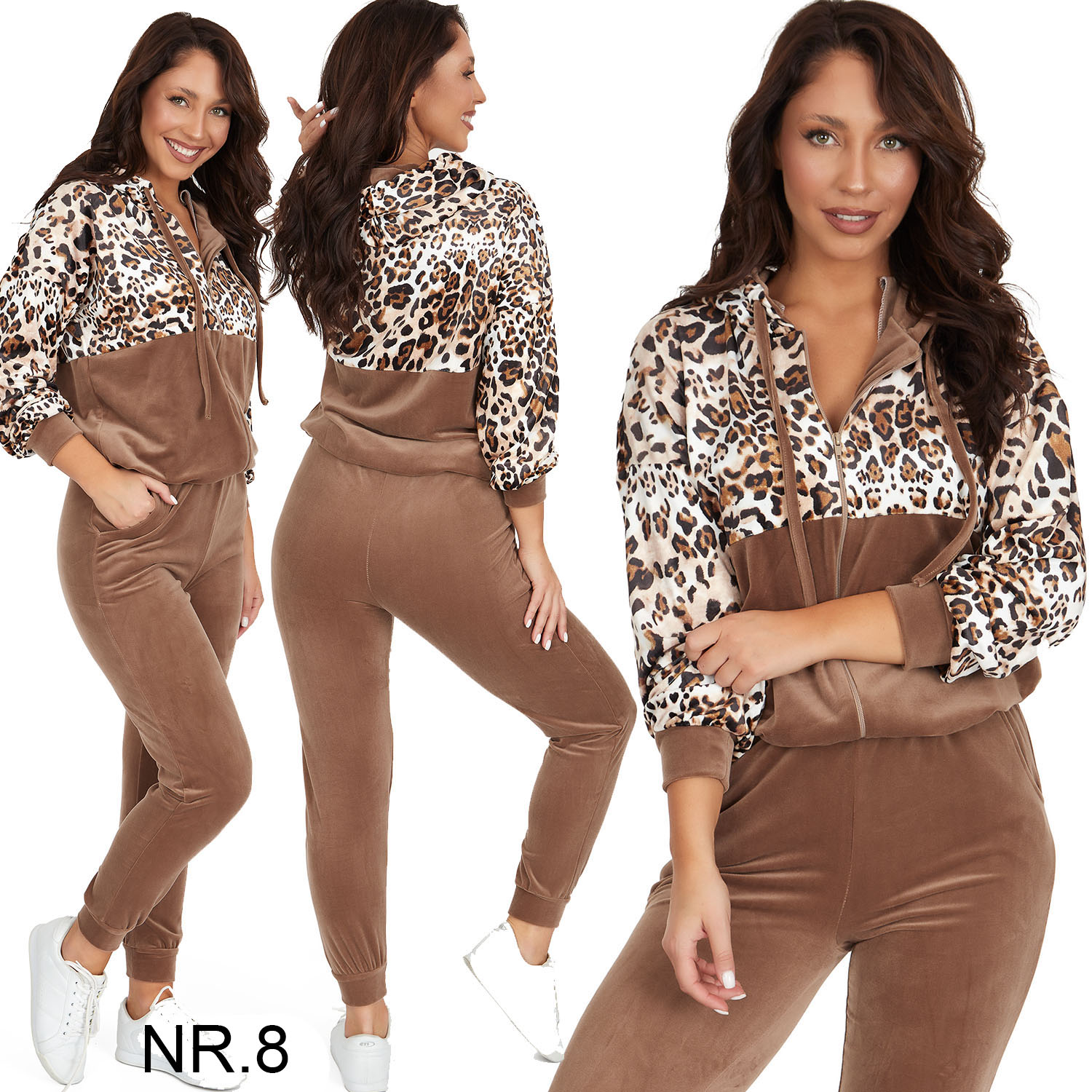 322_ XL/42 _WELUROWY KOMPLET DRESOWY wzory Rozmiar XL