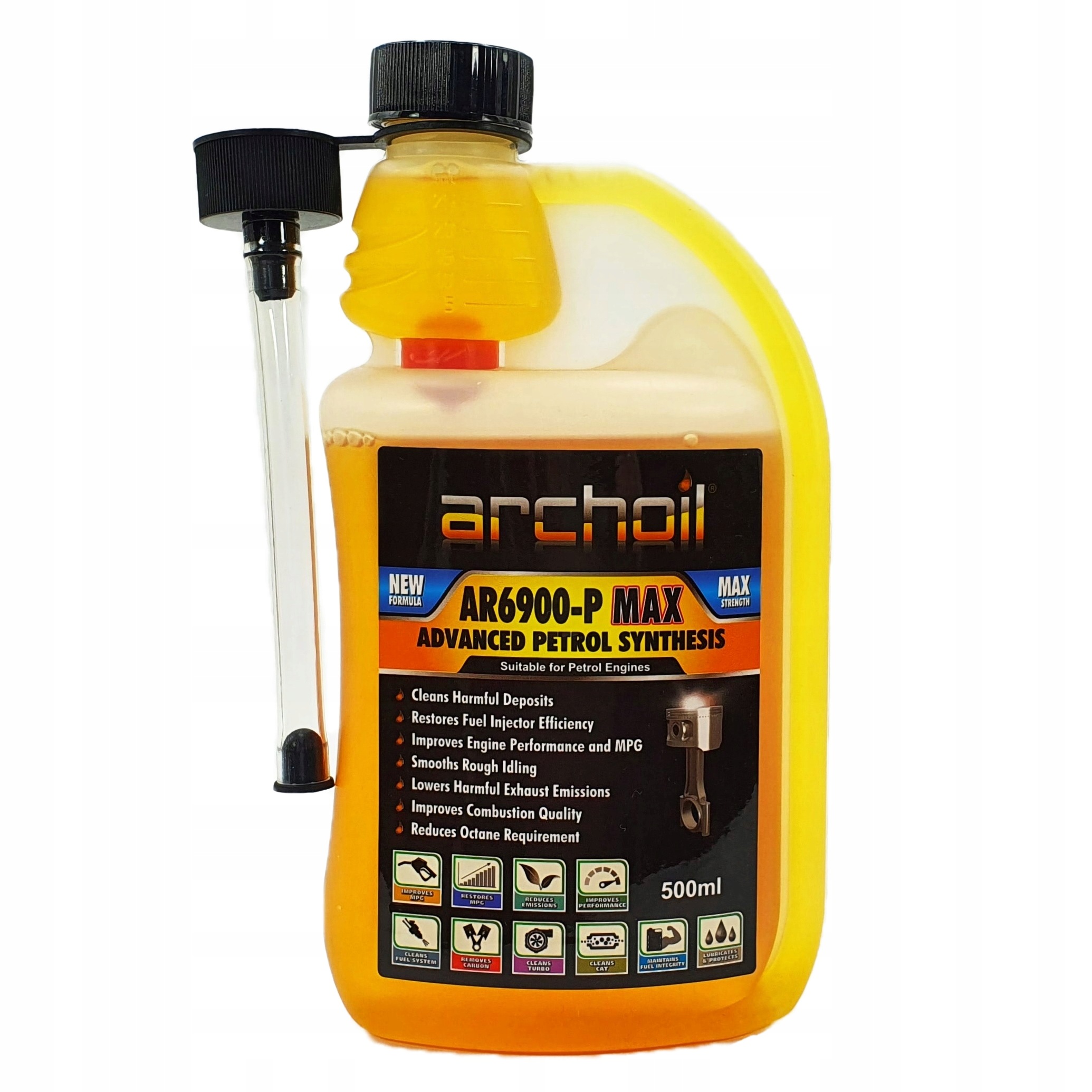 Archoil AR6900-P Max 500ml dodatek do benzyny z miarką na 500L benzyny