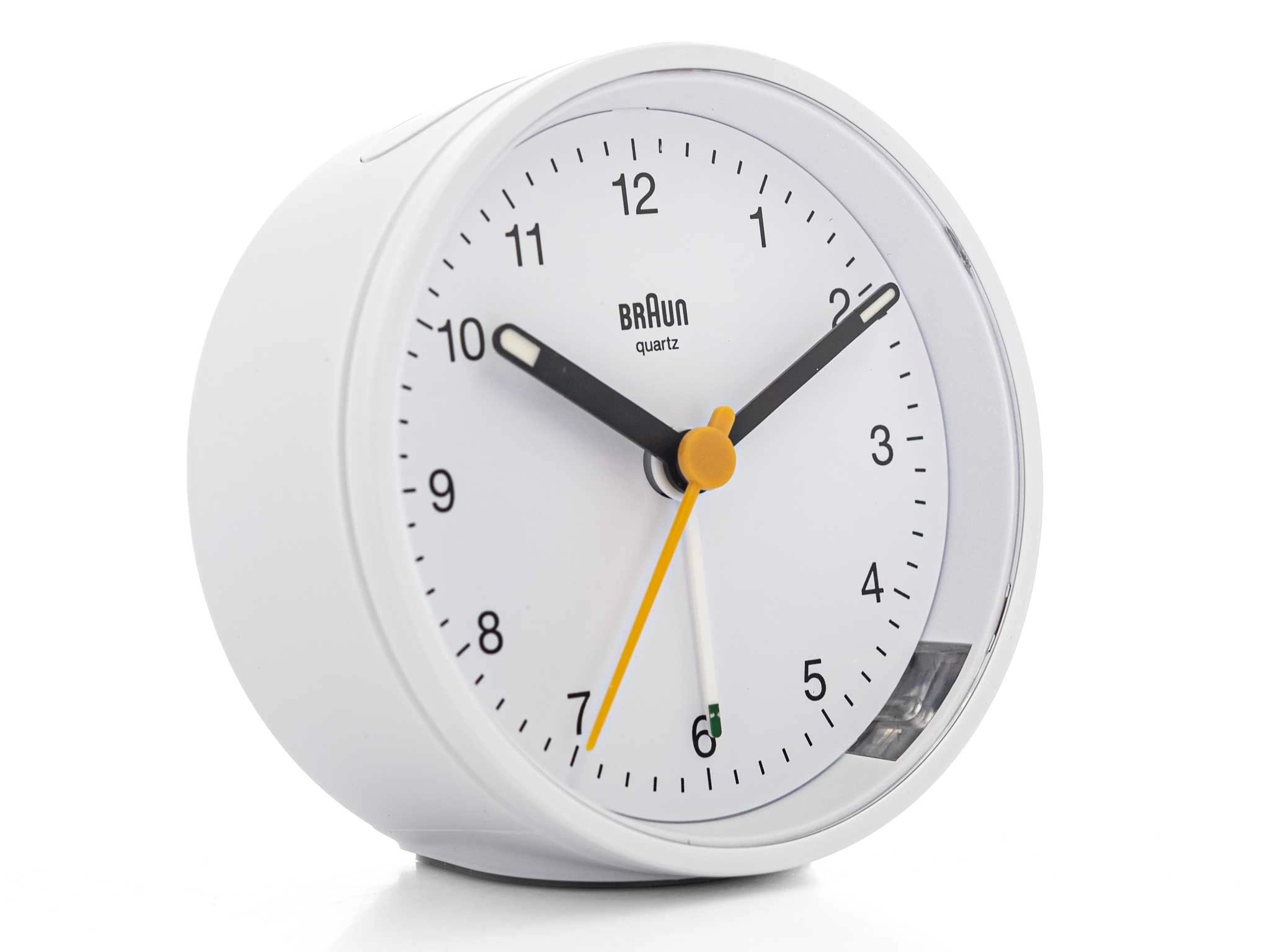 Klasický Budík Braun BC12W, Alarm, Podsvícení
