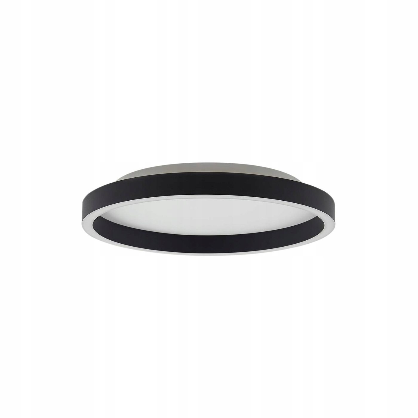 Lucande Lampa sufitowa Led Rotundo, Ø 40 cm, czarna, ściemniana